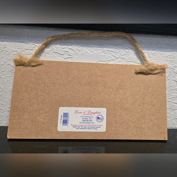 *3/$20 Collie "Love is being owned by a..." Hanging Sign Gift Wall Decor - Picture 2 of 2